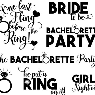 Bachelorette   all on one svg Thumbnail