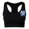 TriDri® seamless '3D fit' multi-sport sculpt solid colour bra Thumbnail