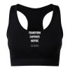 TriDri® seamless '3D fit' multi-sport sculpt solid colour bra Thumbnail
