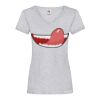 Women's valueweight v-neck T Thumbnail