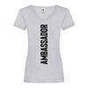 Women's valueweight v-neck T Thumbnail
