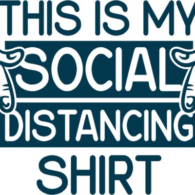 This Is My Social Distancing Shirt Thumbnail