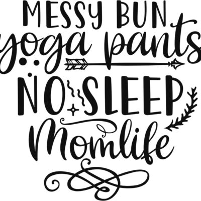 Messy Bun Yoga Pants Thumbnail